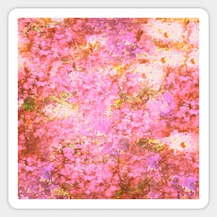 Pink Floral So Shabby chic Sticker
